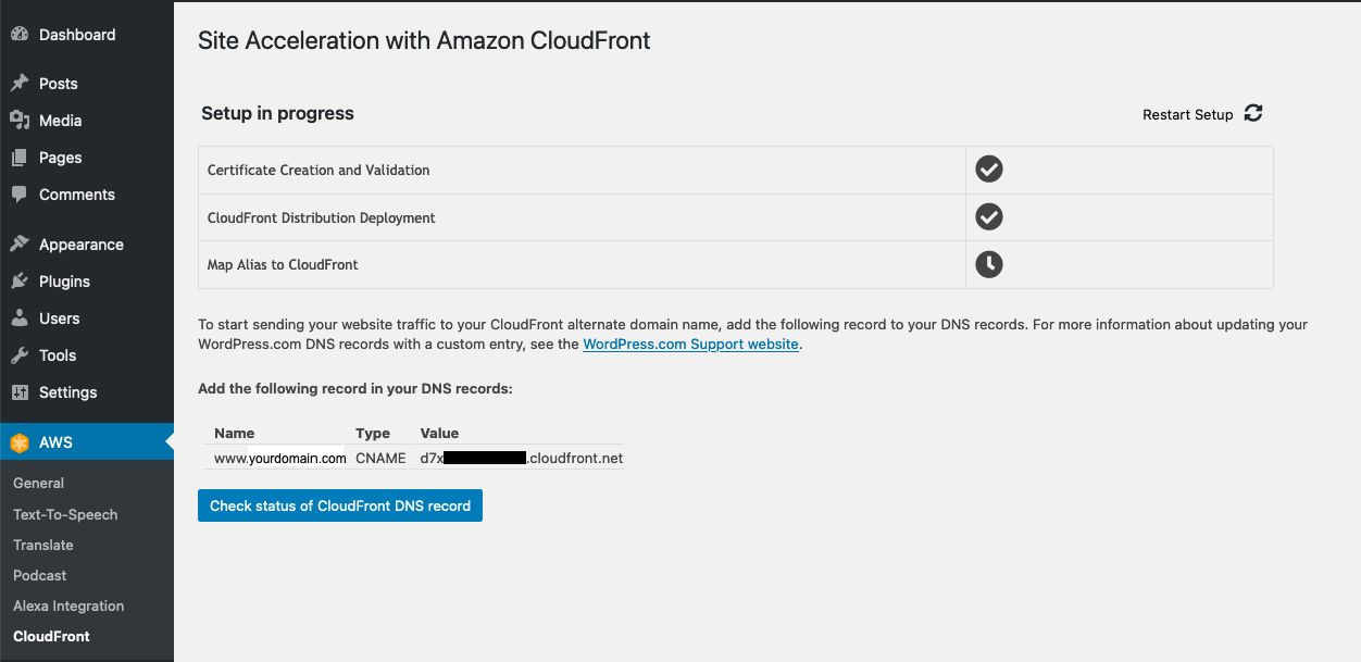 CloudFront Validation